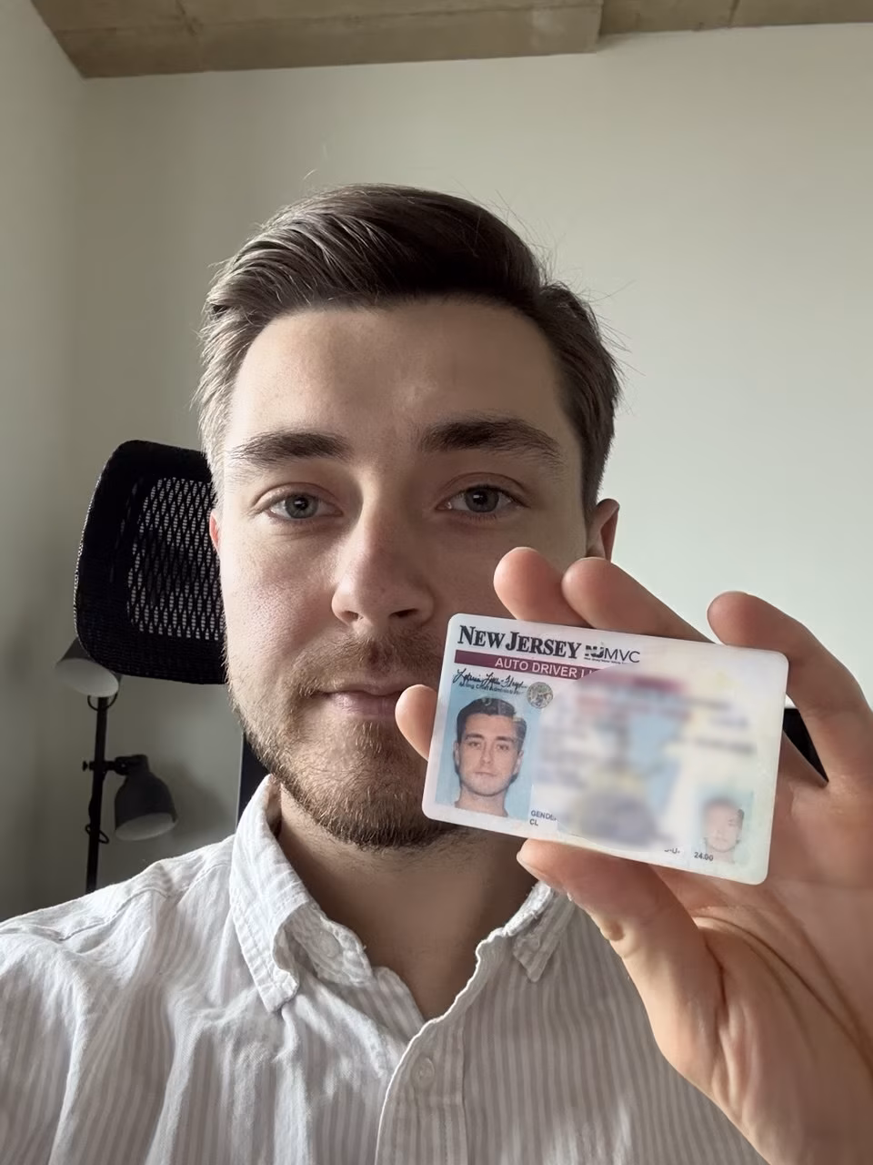 Student who passed their DMV test